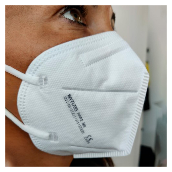 MASCHERINA FACCIALE CHIRURGICA MONOUSO MASKOP A 4 STRATI Con Visore - Foto 9