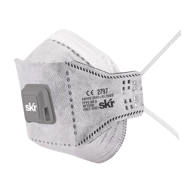 Copertura Viso Non Medicale Mascherina Viso Riutilizzabile Con Doppia Valvola - Lavabile, Traspirante, Include 1 Filtro, Taglia Unisex Adulto Kenner Mask - Foto 4