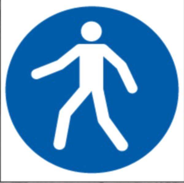 Divieto Di Transito Ai Pedoni Stampa Discount - Foto 3